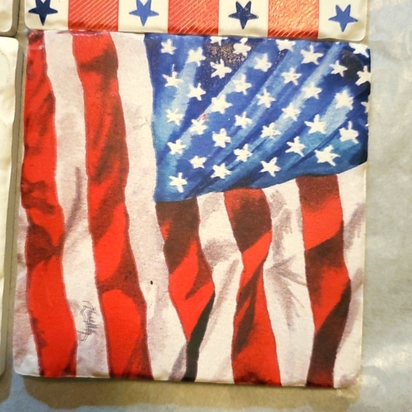 Patriotic Gnome Coasters Set - Picture 5 of 5